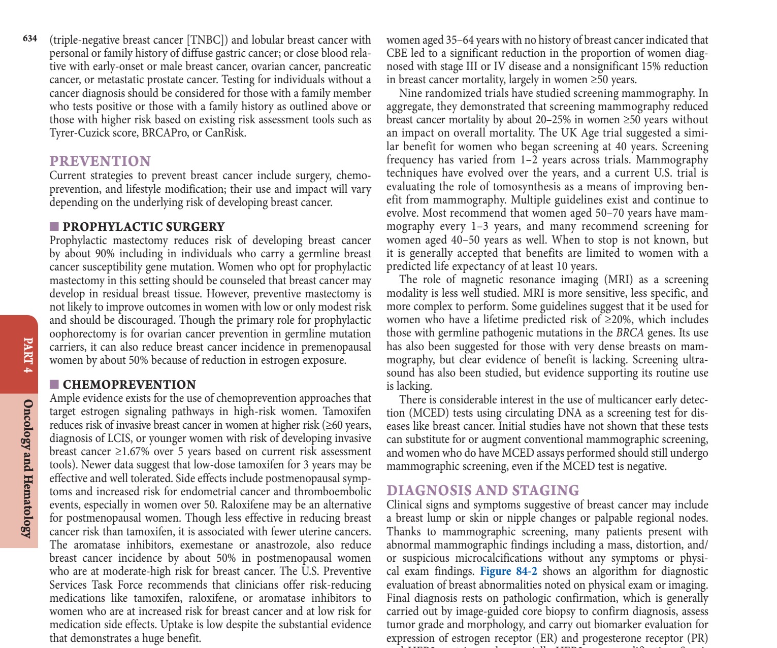 shows an algorithm for diagnostic abnormalities noted on physical exam...