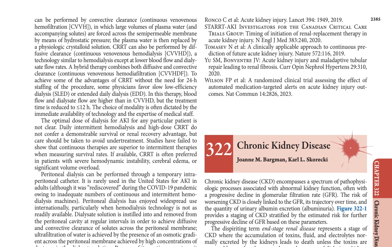 Kidney Disease Figure 322-1 risk for further a stage of...